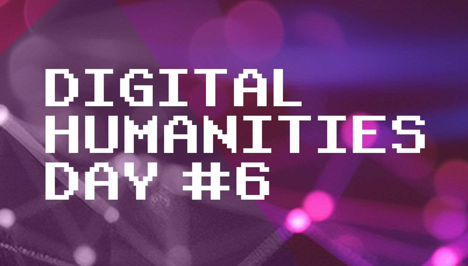 Abstrakter Banner des Digital Humanities Day 6